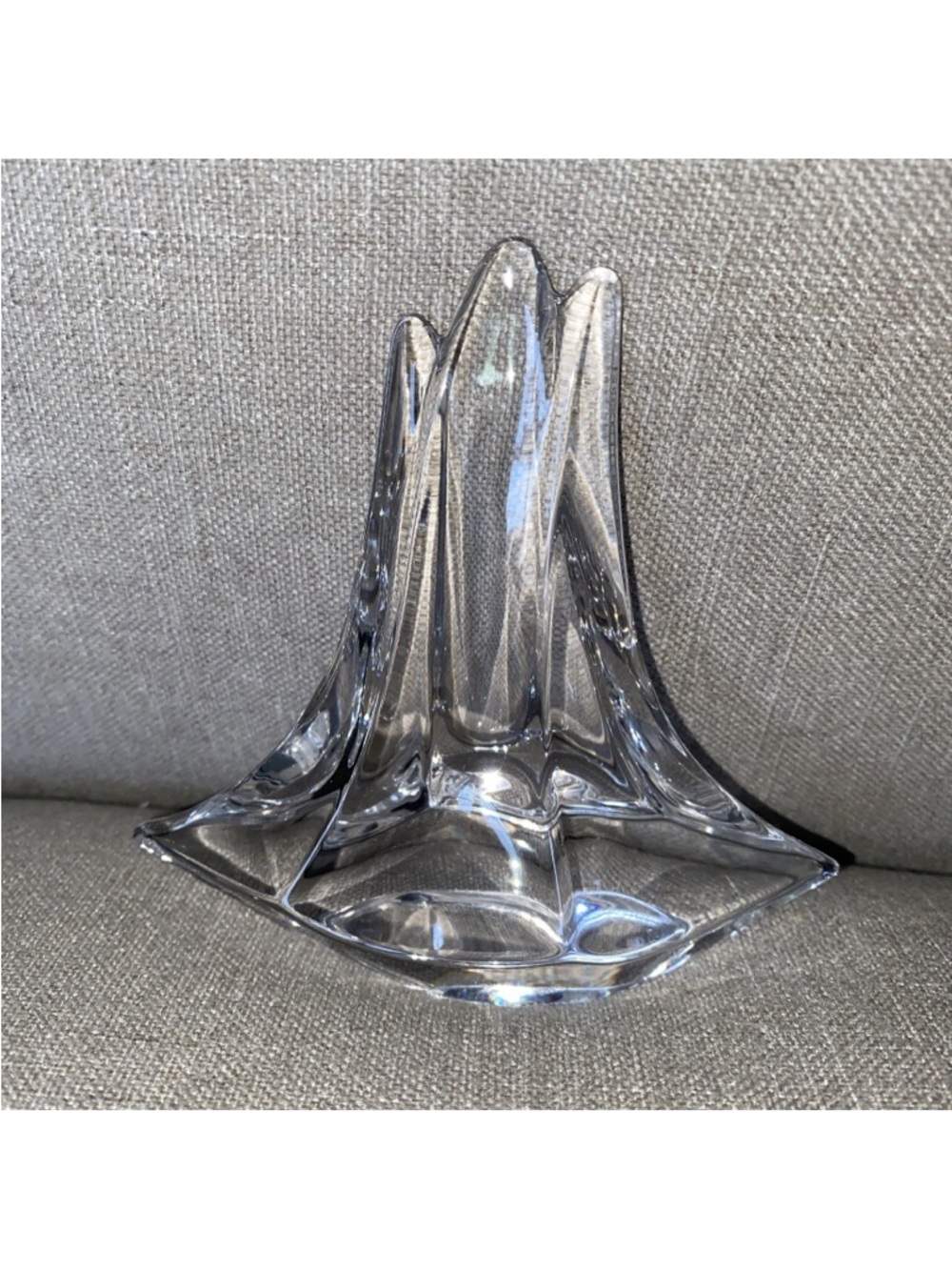 Clear Glass Decorative Sailboat Accent - Elegant Home Accent - Picture 14 of 16